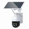 4g camera op batterij met zonnepaneel en simkaart